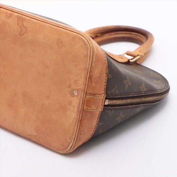 Louis Vuitton Alma Pm Brown Monogram Canvas Tote - Picture 11 of 12